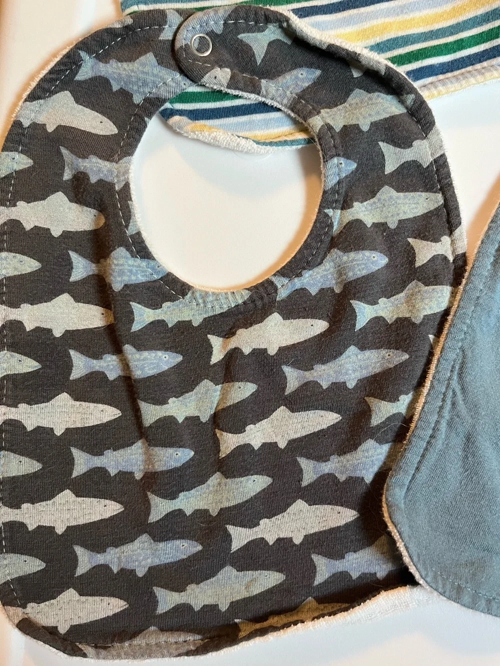 Kickee Pants 4 Bib Bundle, coordinating colors